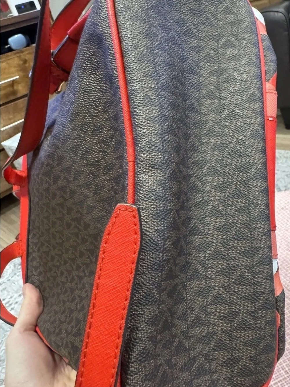 Michael Kors | Dark Sangria Butterflies Signature Abbey Backpack